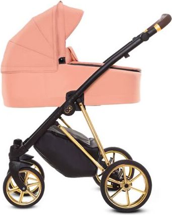 Kočárek Baby Active Musse Ultra 2019 trojkombinace s autosedačkou Apricot - obrázek 1