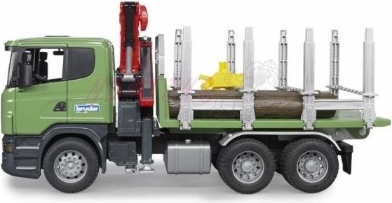 BRUDER 3524 Zelené AUTO SCANIA R přeprava dřeva - obrázek 3