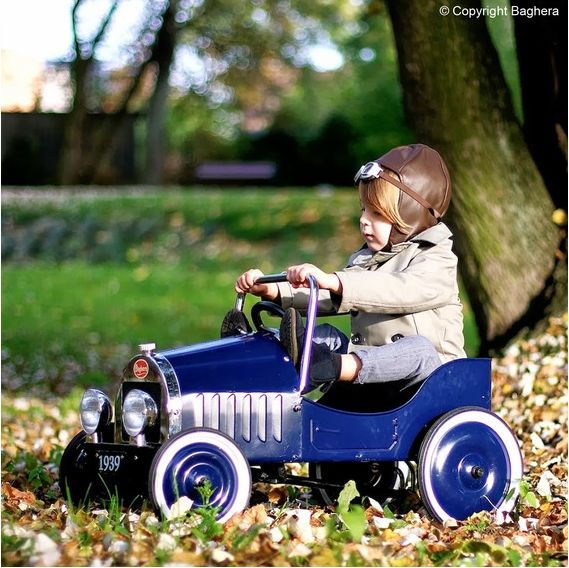 Baghera pedálové auto modré - obrázek 2