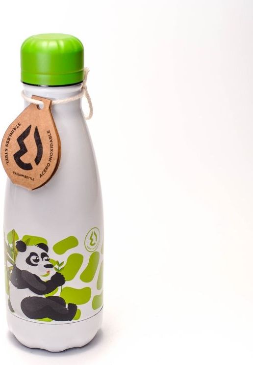 Water Revolution Dětská nerezová Termo láhev na pití Panda Potravinářská nerezová ocel 18/8, 350 ml - obrázek 1