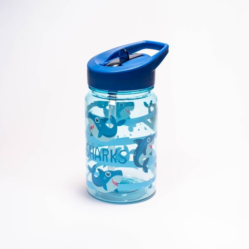 Water Revolution Dětská Tritanová láhev na pití Žraloci Tritan, 450 ml - obrázek 1