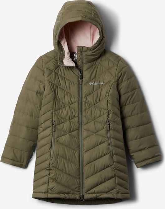 Heavenly™ Long Jacket Bunda dětská Columbia | Zelená | Dívčí | S - obrázek 1