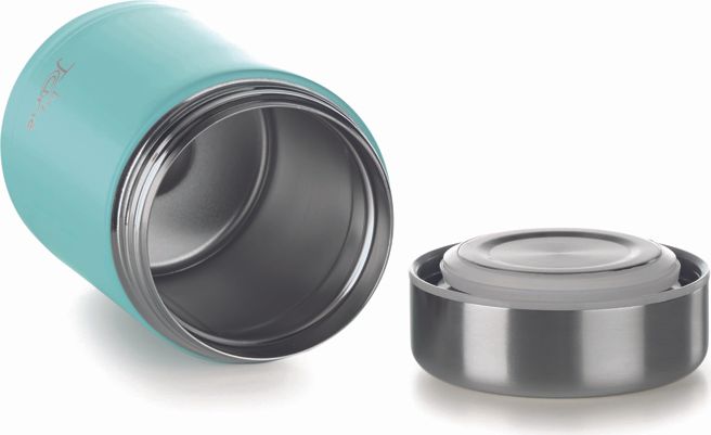 JANÉ Láhev nerezová termo Aquarel Blue 450 ml - obrázek 2