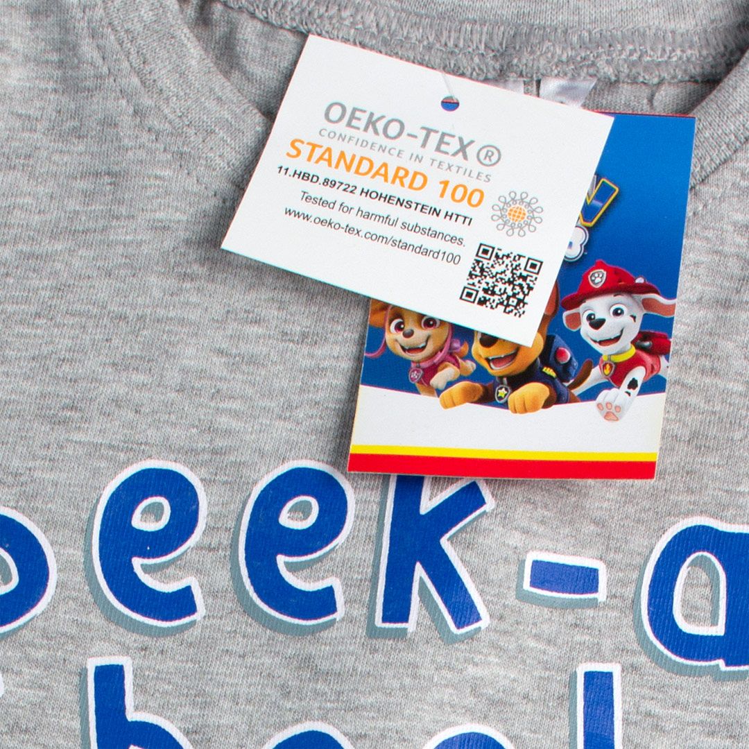 Dětské pyžamo PAW PATROL PEEK A BOO šedé Velikost: 98 - obrázek 5
