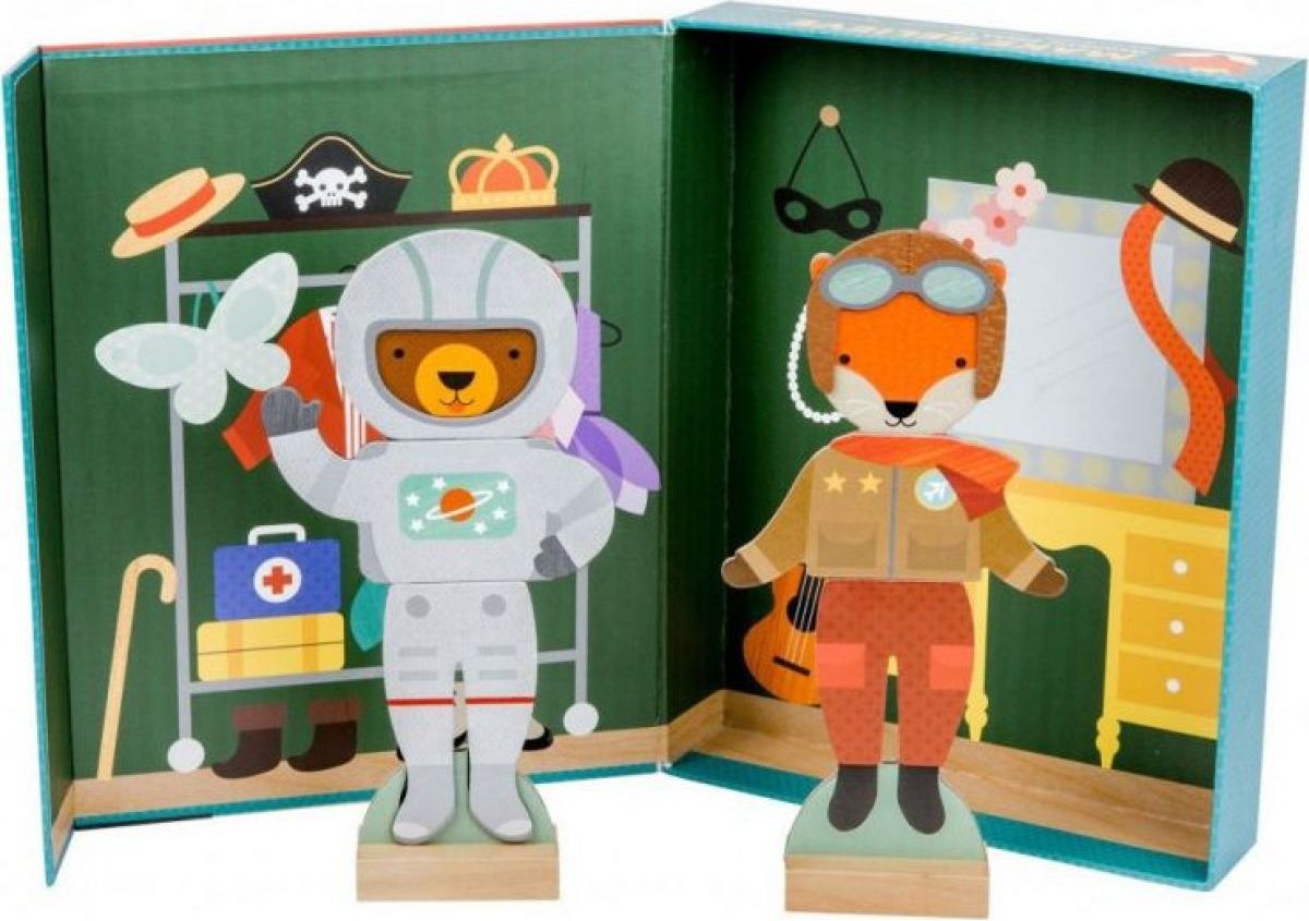 Petit Collage Magnetické puzzle zvířátka - obrázek 1