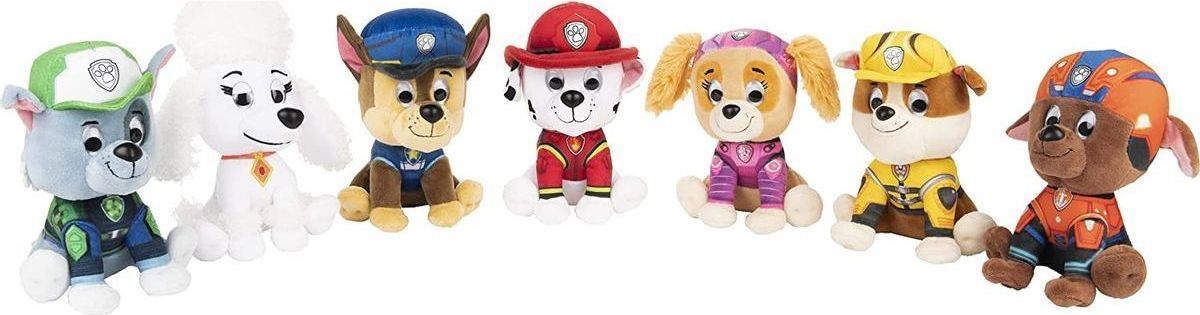 Spin Master Paw Patrol Film plyš 15 cm Rubble - obrázek 6