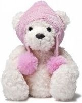Aurora Plyšový medvídek Holly s růžovou čepicí - Bear Collection (25,5 cm) - obrázek 1