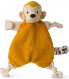 Hollywood Plyšová opička Mago žltá - prítulníček - WWF cub club - 30 cm - obrázek 1