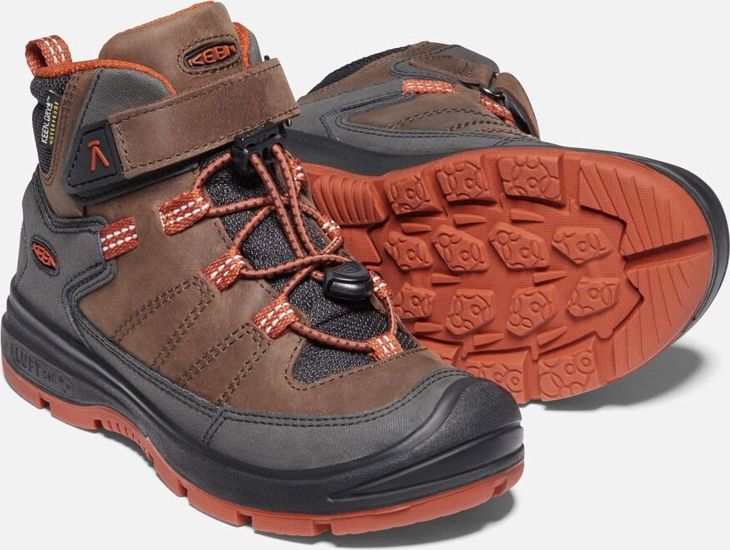 KEEN REDWOOD MID WP K coffee bean/pinc velikost: US11 - 29 EU - obrázek 6