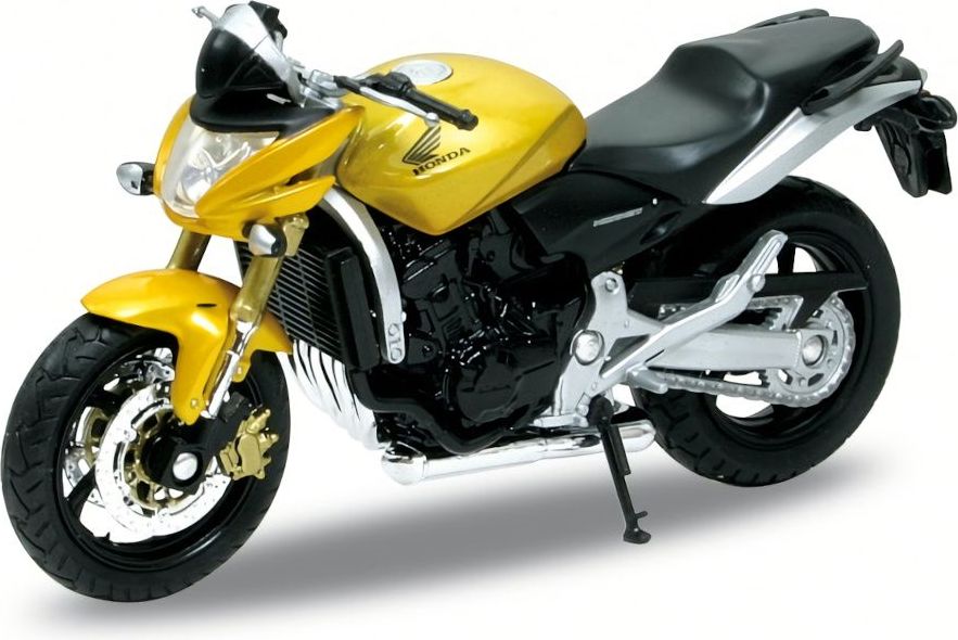 Welly Motocykl Honda Hornet 1:18 žlutý - obrázek 3
