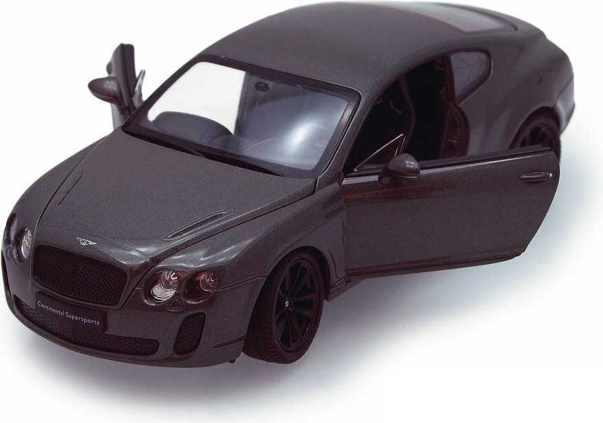Welly Bentley Continental Supersports 1:24 šedočerný - obrázek 1