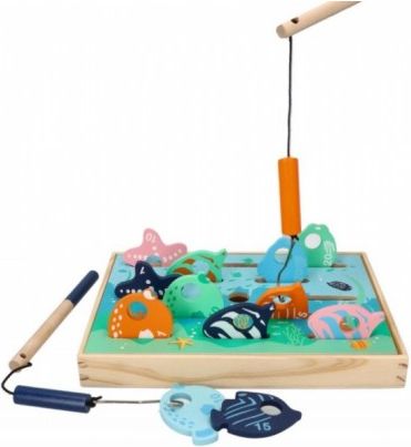 Adam Toys Edukační hra/ vkládačka - Chyť rybičku - obrázek 1
