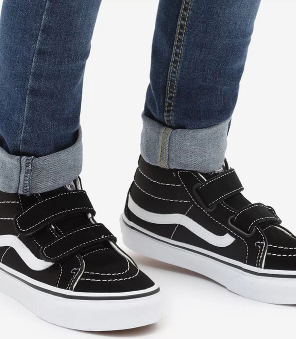 SK8-Mid Kotníková obuv dětská Vans | Černá | Chlapecké | 31,5 - obrázek 6