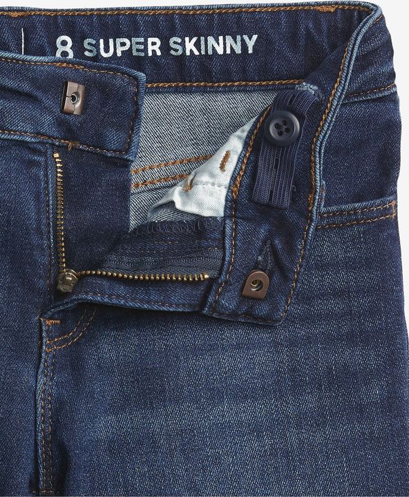 Everyday Super Skinny Washwell™ Jeans dětské GAP | Modrá | Dívčí | 12 - obrázek 4
