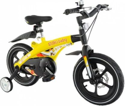 Euro Baby Dětské stylové kolo Winner 14",, žluté, Ce19 - obrázek 1