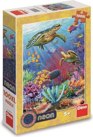 Dino Podmořský svět neon 100 XL dílků - obrázek 1