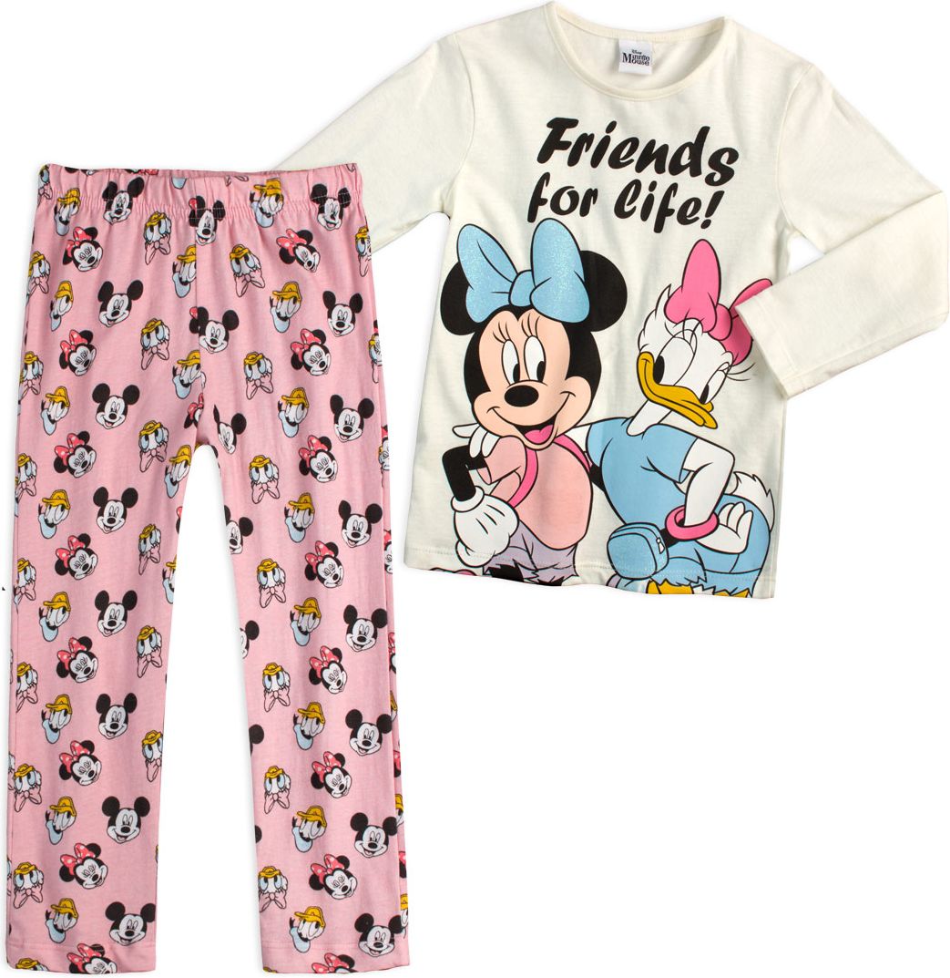 Dívčí pyžamo DISNEY MINNIE a DAISY bílé Velikost: 98 - obrázek 1