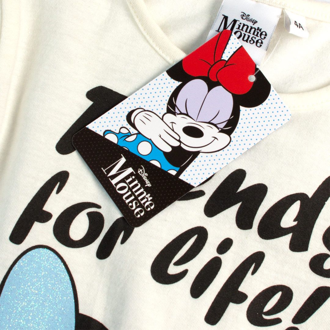 Dívčí pyžamo DISNEY MINNIE a DAISY bílé Velikost: 98 - obrázek 5
