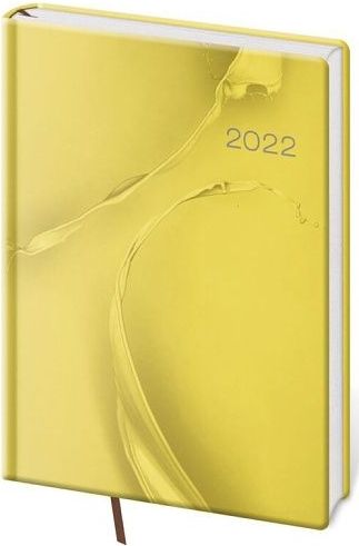 Diář týdenní Vario - Yellow design A5 2022 / 14,5cm x 20,5cm / DV423-5-22 - obrázek 1