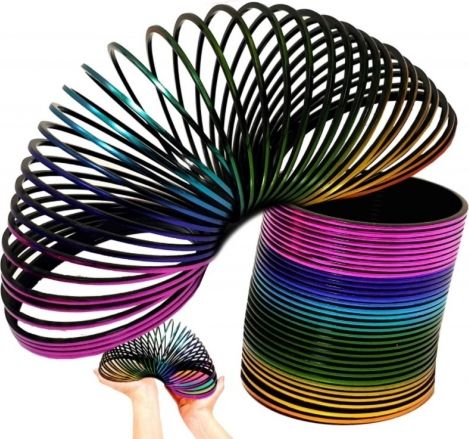 Tulimi Magická Spirála/pružina v krabičce - metalická