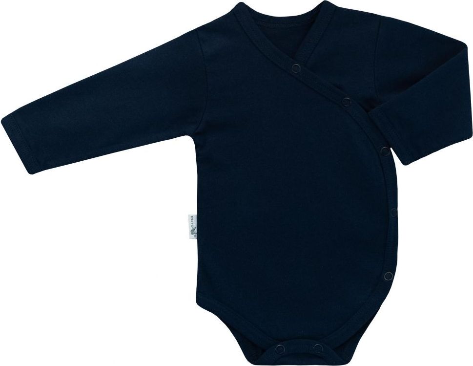 ESITO Antibakteriální zavinovací dětské body Dark Blue - obrázek 1