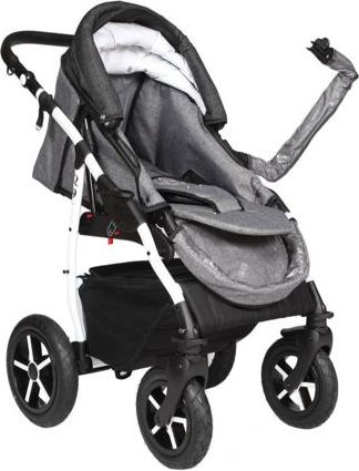 Kočárek Baby Merc Q9 2021 dvojkombinace bílý rám Q9/199C - obrázek 10