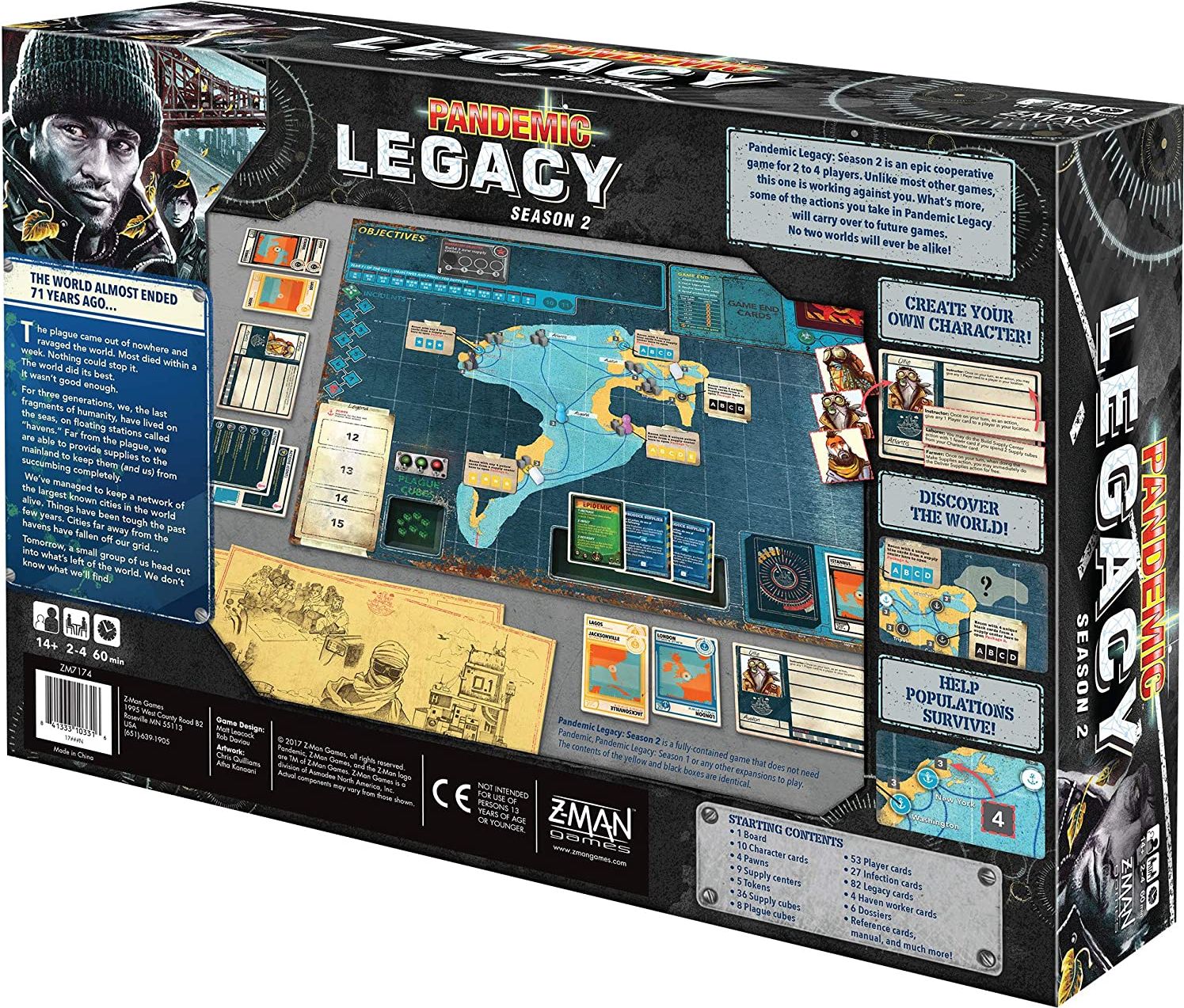 Z-Man Games Pandemic Legacy: Season 2 Black - obrázek 4
