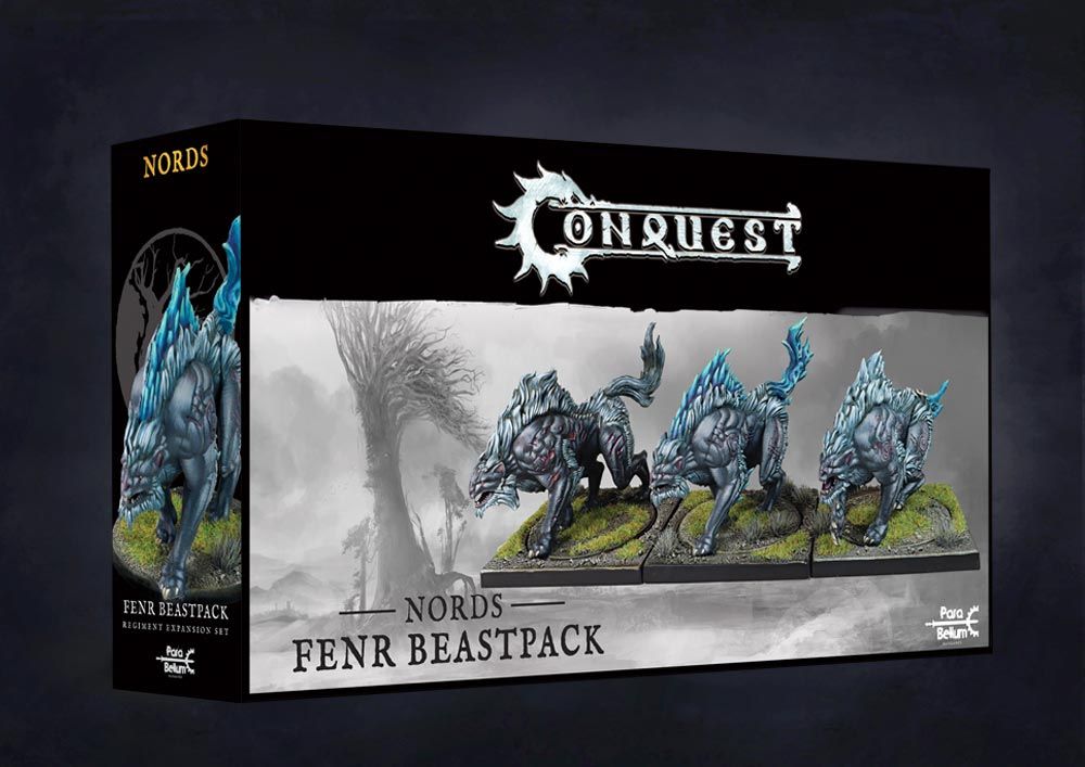 Para Bellum Wargames Conquest Nords: Fenr Beastpack Wargs - obrázek 1