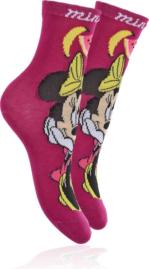 Dívčí ponožky DISNEY MINNIE FRUIT PACK 2 Velikost: 23-26 - obrázek 4