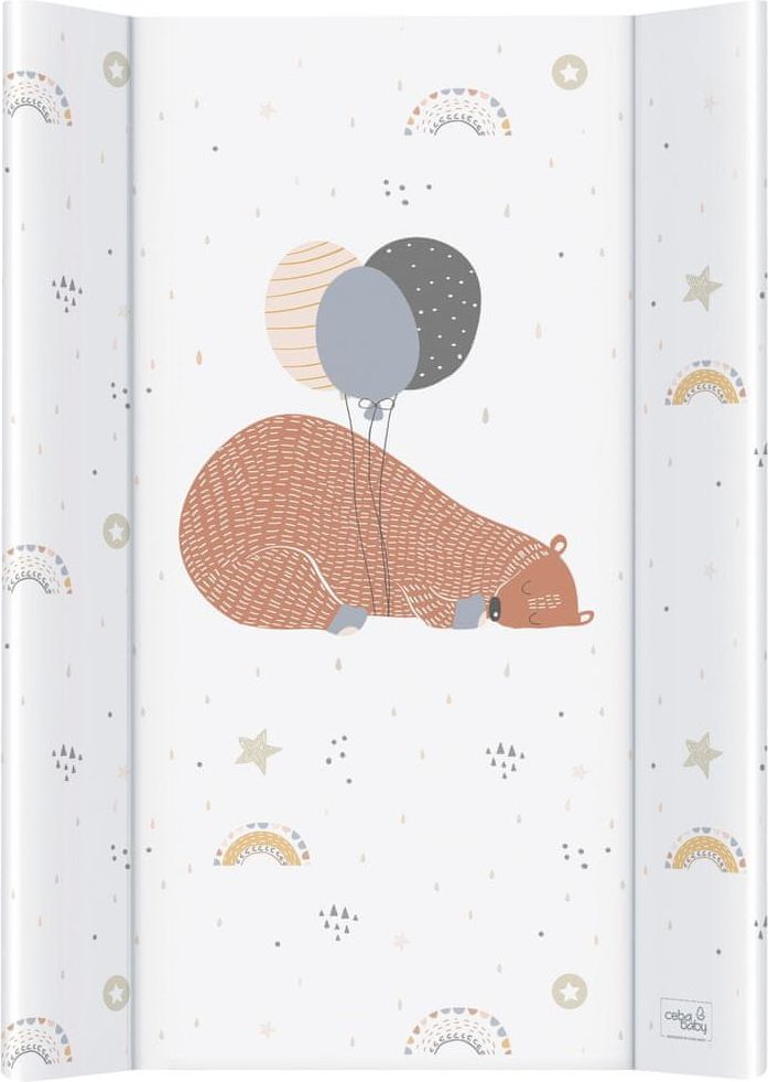 Ceba Baby Podložka přebalovací 2-hranná s pevnou deskou (50x70) Comfort Big Bear - obrázek 1