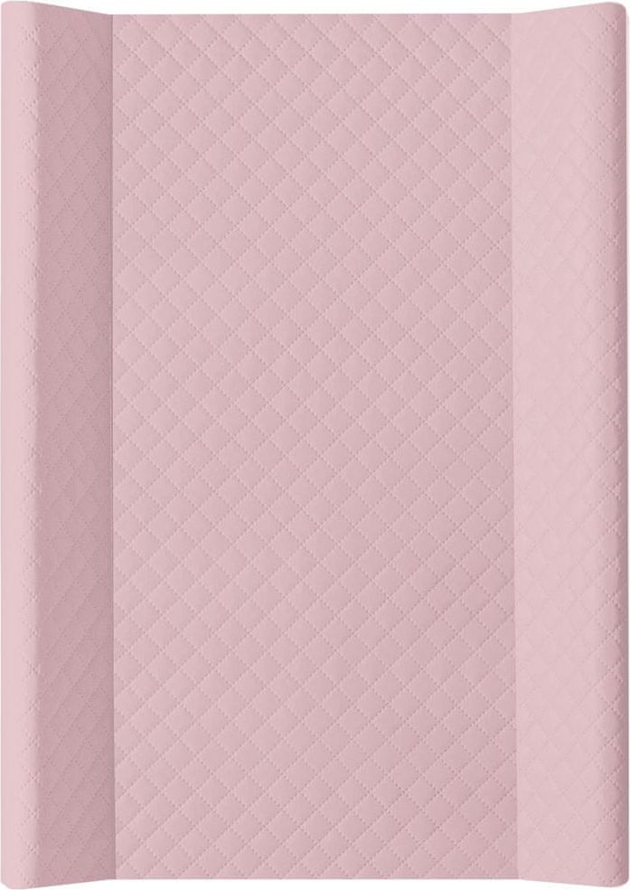 Ceba Baby Podložka přebalovací 2-hranná s pevnou deskou (50x70) Comfort Caro Pink - obrázek 1