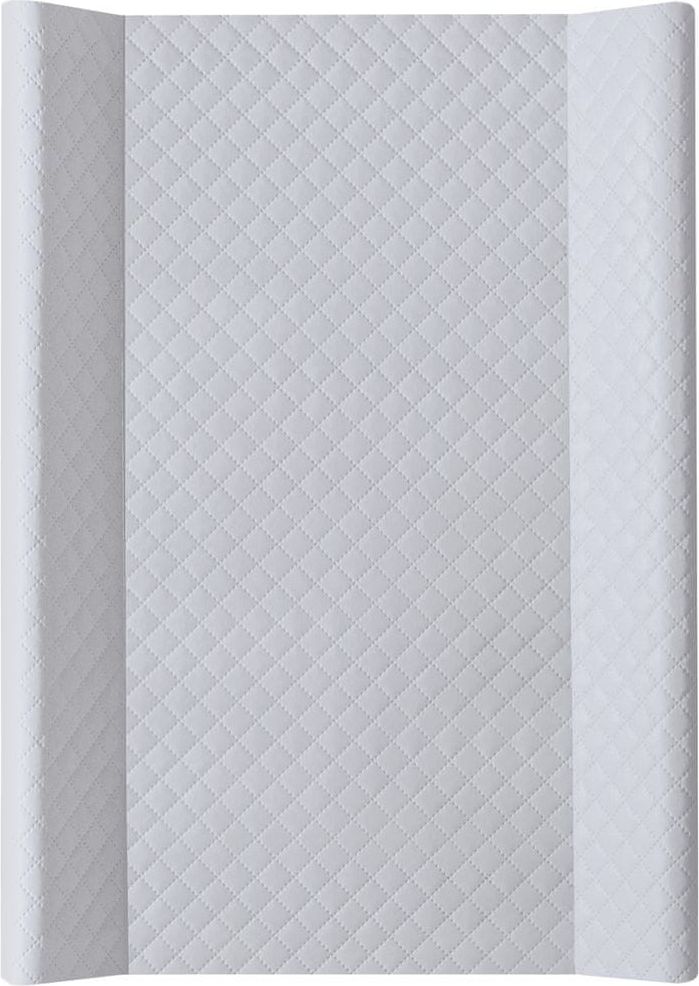 Ceba Baby Podložka přebalovací 2-hranná s pevnou deskou (50x70) Comfort Caro Grey - obrázek 1