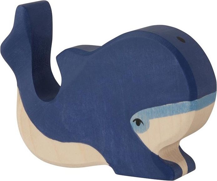 Holztiger - Dřevěné zvířátko, Velryba modrá mládě - obrázek 1