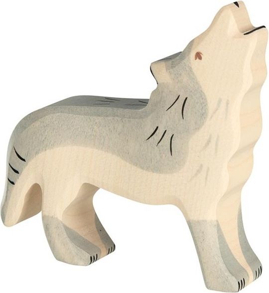 Holztiger - Dřevěné zvířátko, Vlk šedý - obrázek 1