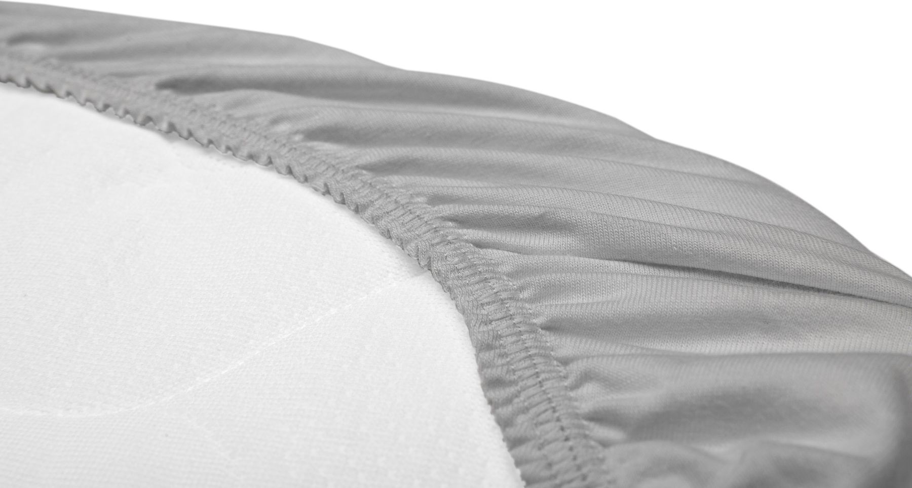 Jersey prostěradlo do kočárku SENSILLO - 75x35cm, barva šedá - obrázek 3