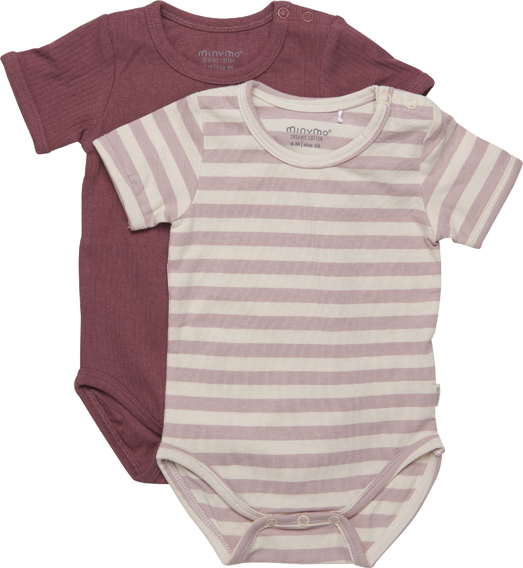 Minymo 2ks kojenecké body s krátkým rukávem  5753 - 530 Velikost: 50 - obrázek 2