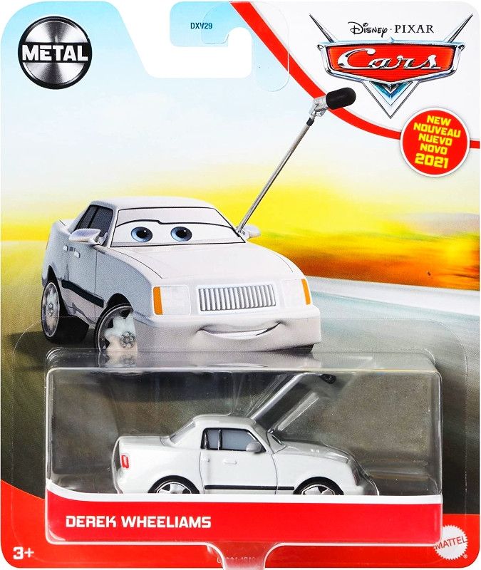 Mattel CARS 3 (Auta 3) - Derek Wheeliams - obrázek 1