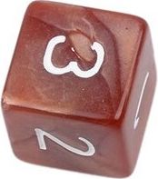 TLAMA games Hrací kostka šestistěnná perleťová Varianta: Zelenozlatá d6 - obrázek 5