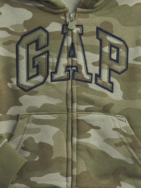 Logo Mikina dětská GAP | Oranžová | Chlapecké | 4 roky - obrázek 3