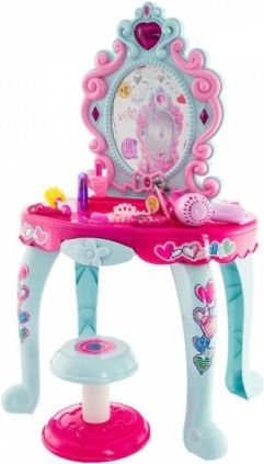 Dívčí toaletní stoleček Euro Baby s židličkou - obrázek 1
