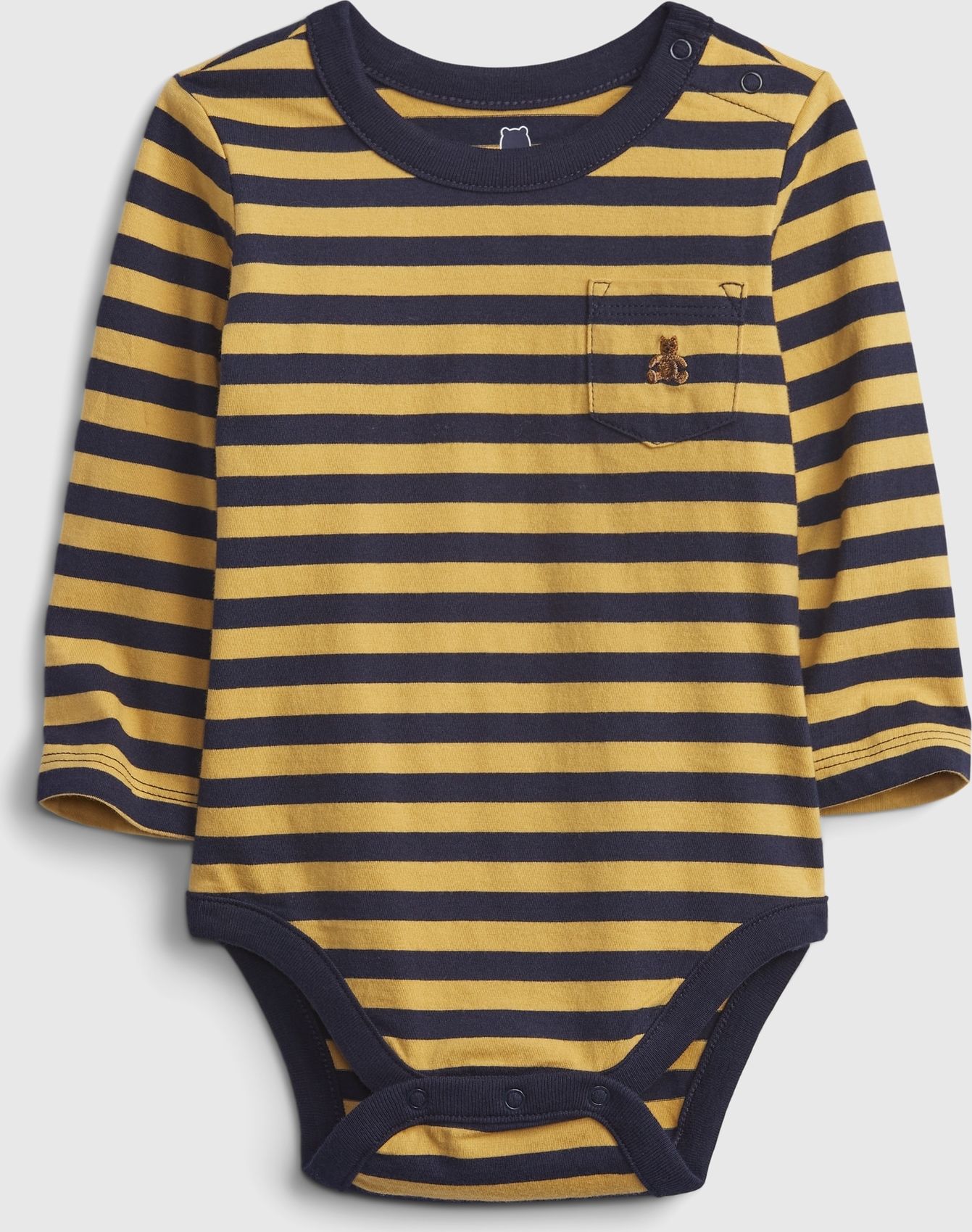 Chlapci - Baby pruhované body Brannan Barevná - 62-68 - obrázek 1