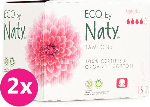 2x NATY NATURE Tampóny Super Plus 15 ks - obrázek 1