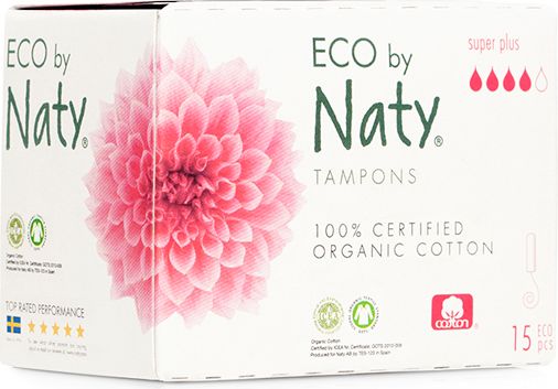 2x NATY NATURE Tampóny Super Plus 15 ks - obrázek 2