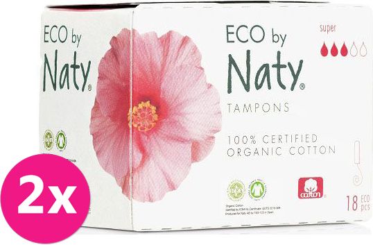 2x NATY NATURE Tampóny Super 18 ks - obrázek 1