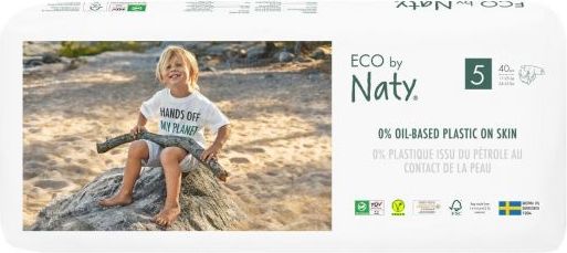 2x ECO BY NATY 5 Junior, 40 ks (11-25 kg) ECONOMY PACK - jednorázové pleny - obrázek 2