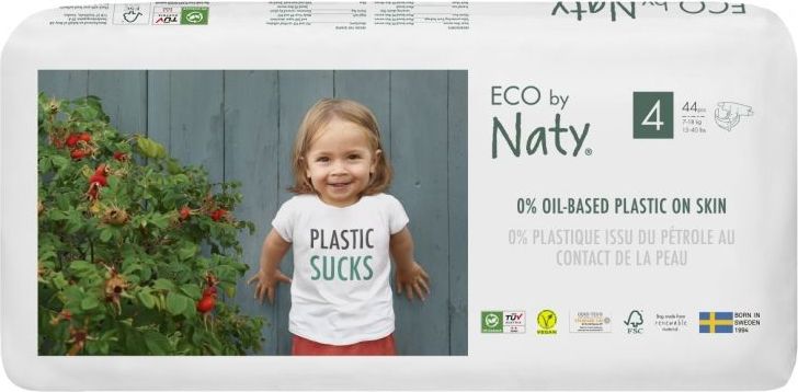 2x ECO BY NATY 4 Maxi, 44 ks (7-18 kg) ECONOMY PACK - jednorázové pleny - obrázek 2