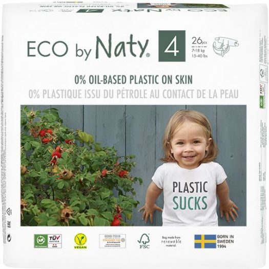 3x ECO BY NATY 4 Maxi, 26 ks (7-18 kg) - jednorázové pleny - obrázek 2