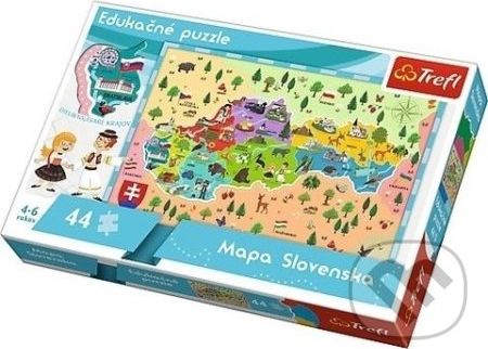 Mapa Slovenska - Edukačné - Trefl - obrázek 1