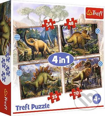 Dinosaury 4v1 - Trefl - obrázek 1
