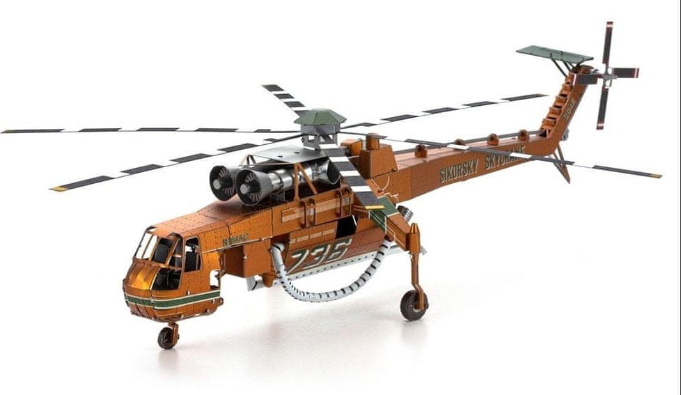 Metal Earth 3D puzzle Vrtulník Skycrane (ICONX) - obrázek 1